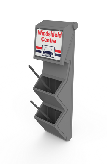 Double bucket windshield service centre (column) - - Njco